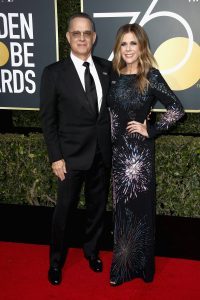 Tom Hanks y Rita Wilson (AFP)