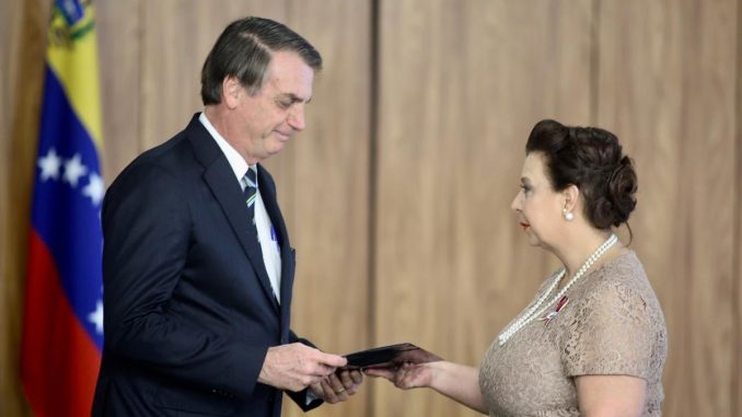 Jair Bolsonaro y María Teresa Belandria