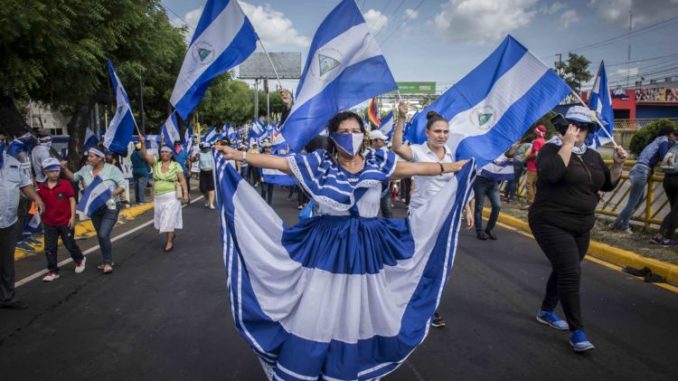 Flor Ramírez, símbolo de las protestas en Nicaragua