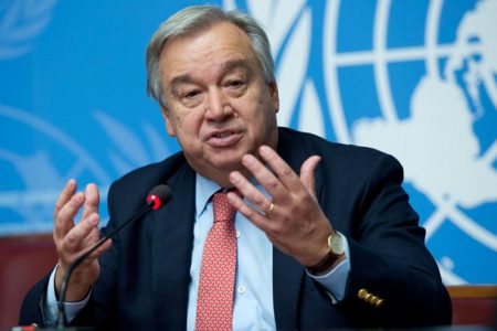 Guterres durante la Asamblea General de la ONU insta a "un cese al fuego mundial"