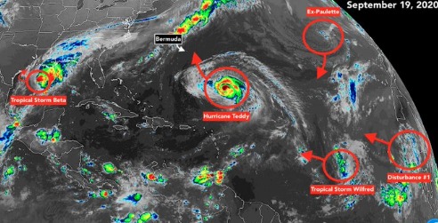Tormenta tropical Beta avanza al Golfo de México