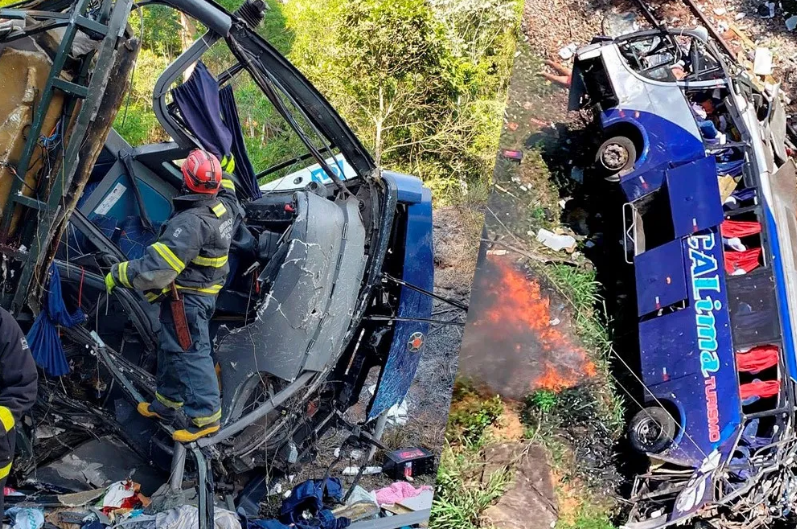 10 Muertos Y 21 Heridos Tras Fuerte Accidente En Brasil